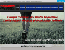 Tablet Screenshot of marathondelarouge.ca